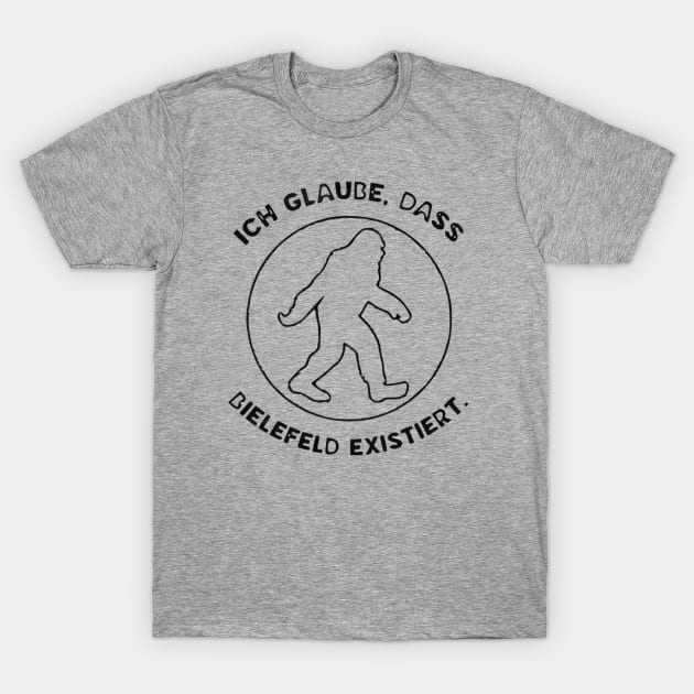 Bielefeld existiert T-Shirt by MotoGirl